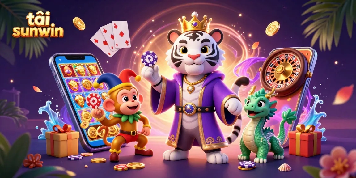 Experience the thrill of tải sunwin with vibrant characters and dynamic casino elements.