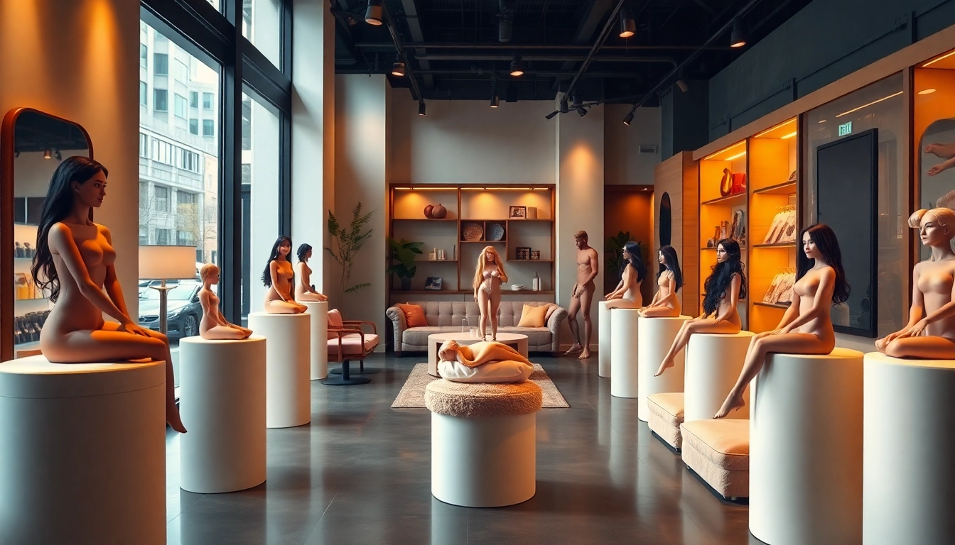 Besuchen Sie unseren silicone love doll store für elegante und realistische Modelle in einem einladenden Ambiente.