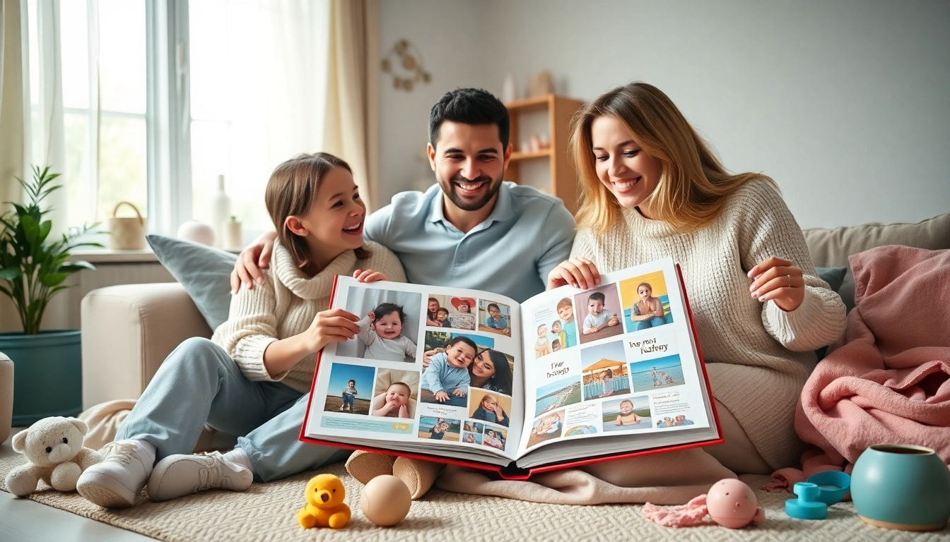 Gestalten Sie Erinnerungen mit BabyAlbum24.de in einem Familienalbum voller Freude und Kreativität.