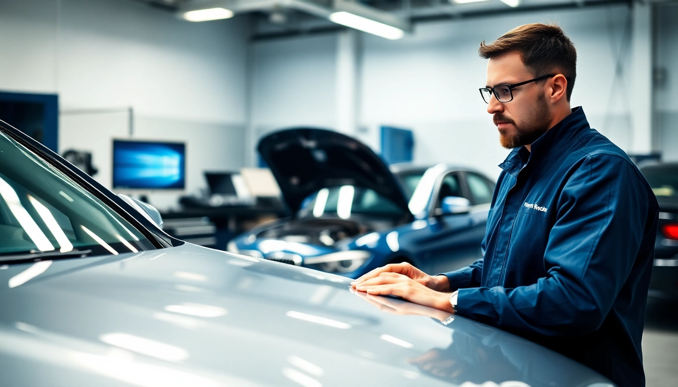 BMW Codierung durch Experten in einer modernen Werkstatt durchführen.