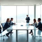 Headhunter Schweiz berät in einem modernen Büro mit natürlichem Licht