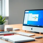 Optimieren Sie Ihre Produktivität mit Office 2024 Standard für Mac Mini auf einem modernen Arbeitsplatz.