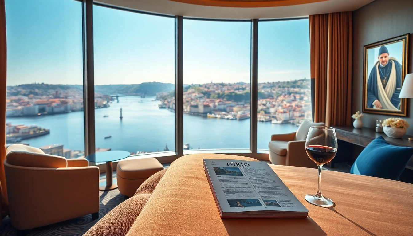 Luxurious Hotels in Porto featuring stunning views over the Douro River, enhancing travel experiences. related image
